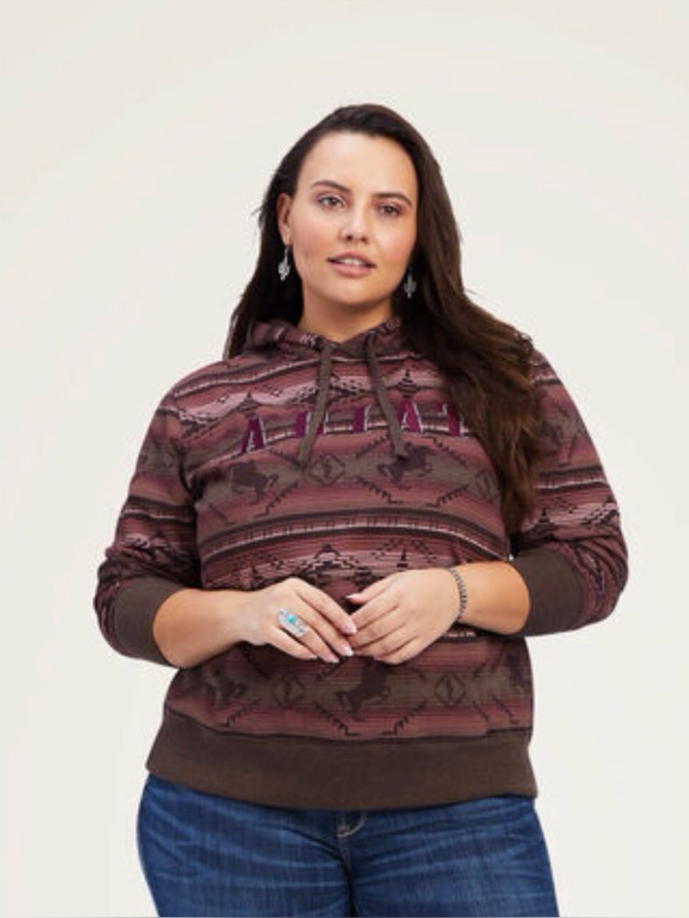 ARIAT Real Allover Print Hoodie - Picture 9 of 12